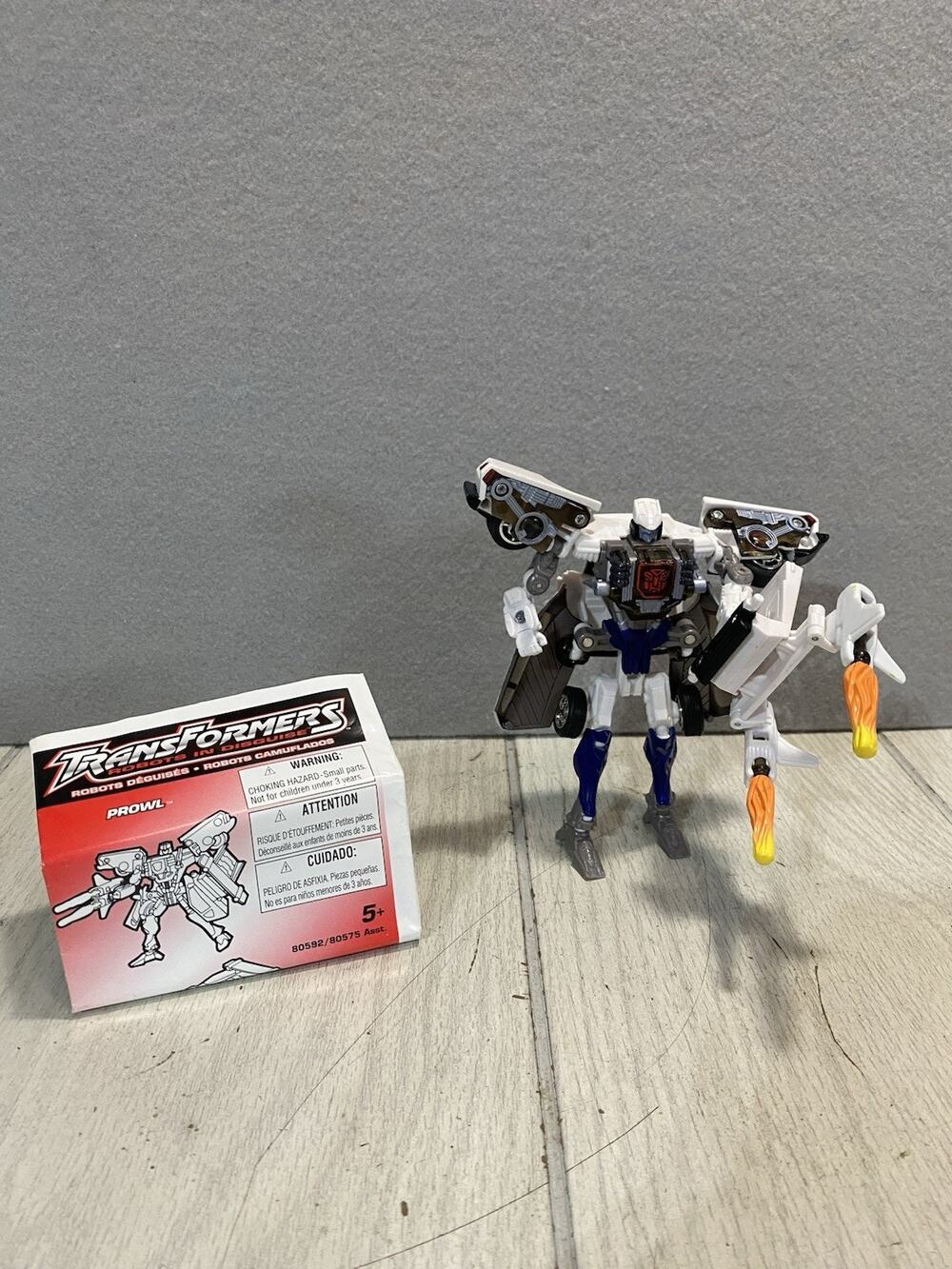 Transformers Robots in Disguise Prowl Police Car 2001 Hasbro Complete